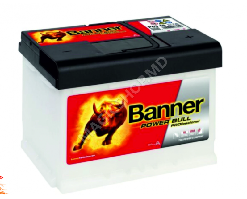 Аккумулятор BANNER 63 Ah Power Bull PROfessional